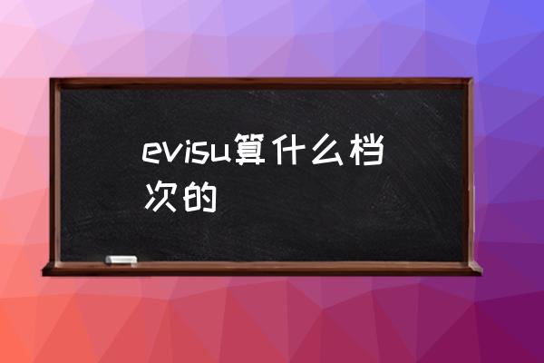 evisu算什么檔次的 evisu是什么品牌？