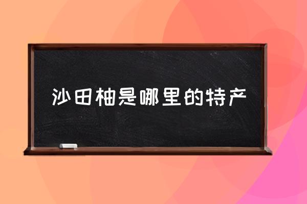 沙田柚是哪里的特產(chǎn) 哪里沙田柚最好吃？