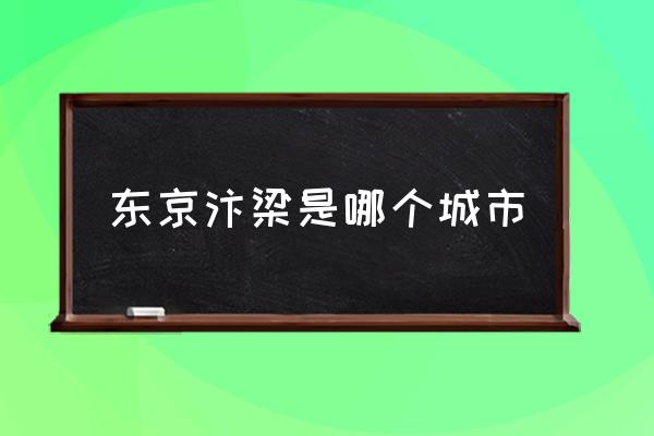 東京汴梁是哪個城市 東京汴梁是哪里人？